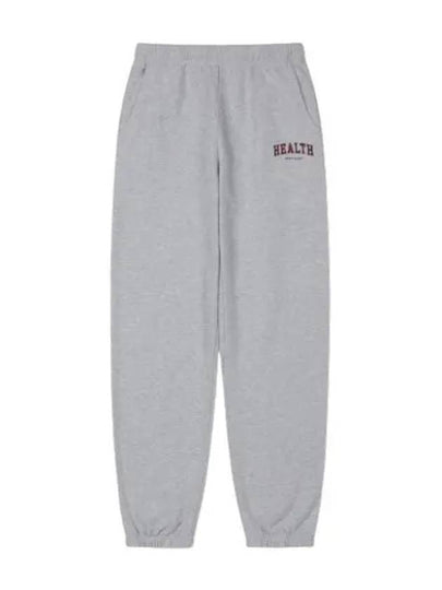 Hell s Ivy Sweatpants Heather Gray Merlot - SPORTY & RICH - BALAAN 1