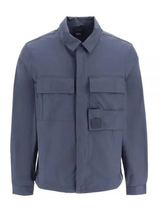 Gabardine Metropolis Logo Badge Shirt - CP COMPANY - BALAAN 2