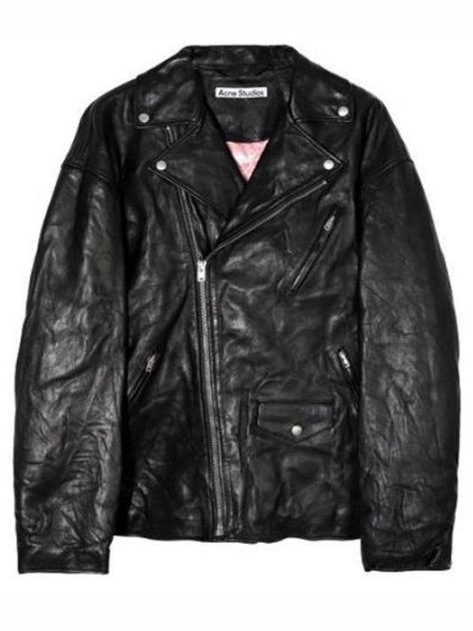 jacket distressed leather - ACNE STUDIOS - BALAAN 1