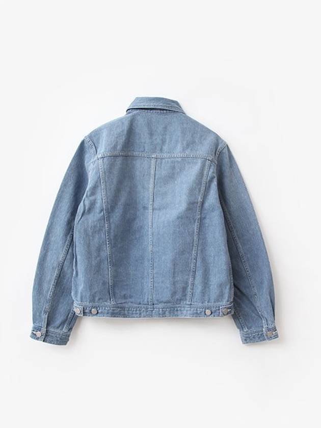 Selvedge faded light denim blouson - AURALEE - BALAAN 2