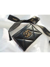 19 Quilted Lambskin Gold Plate Chain Card Wallet Black - CHANEL - BALAAN 4