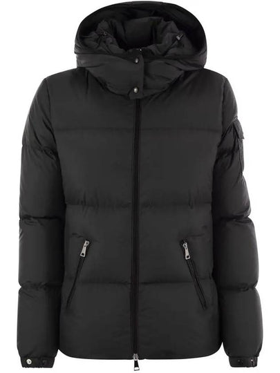 FOURMINES logo patch padded jacket black 1A001 60 54A81 999 - MONCLER - BALAAN 2