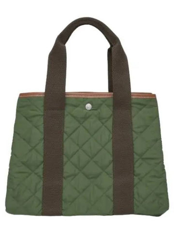 Medium Traverse Quilted Tote Bag Khaki - RUE DE VERNEUIL - BALAAN 1