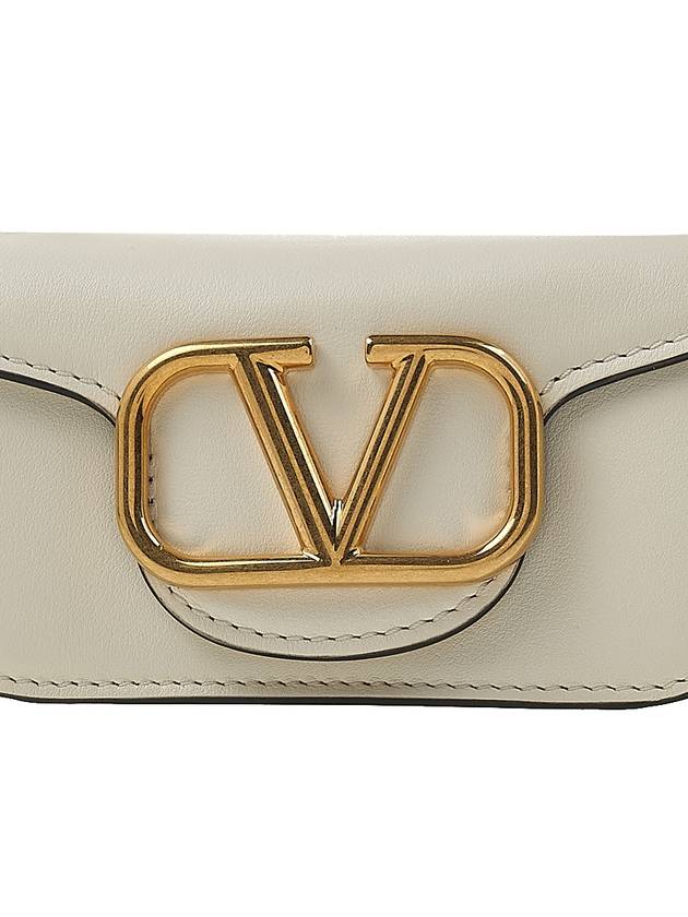 Gold Logo Micro Shoulder Bag Ivory - VALENTINO - BALAAN 7