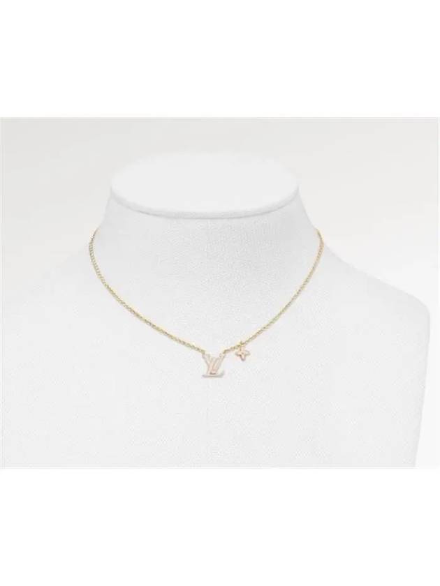 LV Iconic Enamel Necklace Gold - LOUIS VUITTON - BALAAN 3