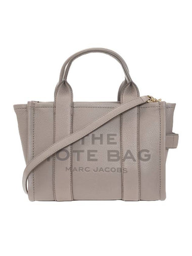 Small Leather Tote Bag Grey - MARC JACOBS - BALAAN 1