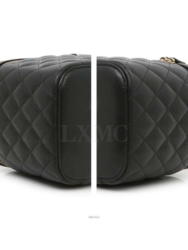 Caviar Black Vanity Pouch Cosmetic Bag AP2573 - CHANEL - BALAAN 8