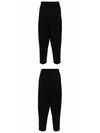 Pleated Basic Tapered Straight Pants Black - ISSEY MIYAKE - BALAAN 5