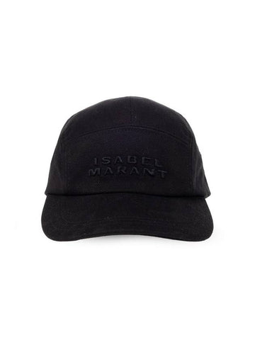 Tedji Ball Cap Black - ISABEL MARANT - BALAAN 1