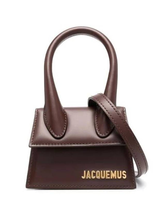 Le Chiquito Signature Leather Mini Tote Bag Brown - JACQUEMUS - BALAAN 1