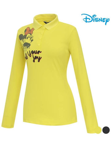 Female character long sleeve collar t-shirt DO1LTS004 - DISNEY GOLF - BALAAN 1