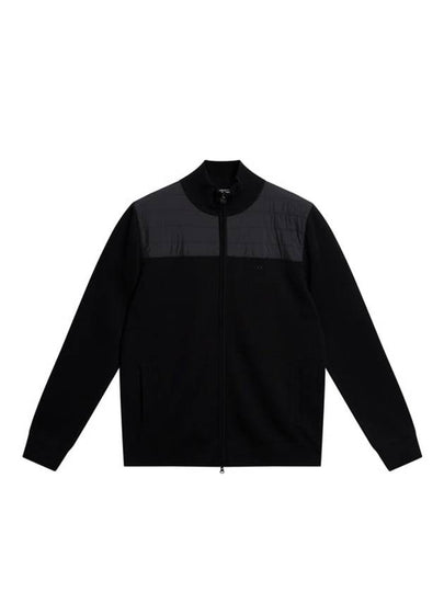 Bridge Knit Hybrid Sweater Black - J.LINDEBERG - BALAAN 2