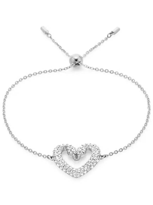 Sublima Swan Heart Medium Bracelet Silver - SWAROVSKI - BALAAN 4