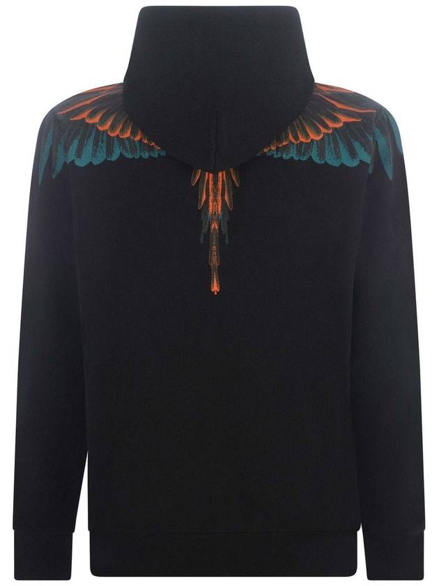 Icon Wings Hood Black - MARCELO BURLON - BALAAN 8