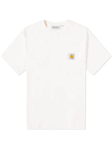 Relaxed Fit Nelson Short Sleeve T-Shirt White - CARHARTT WIP - BALAAN 1