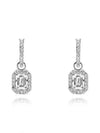 Una Millenia Crystal Drop Earrings Silver - SWAROVSKI - BALAAN 3