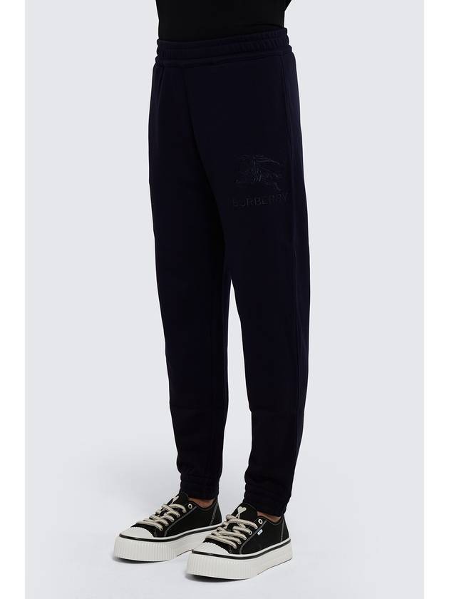 Sports Cotton Jersey Track Pants Navy - BURBERRY - BALAAN 1