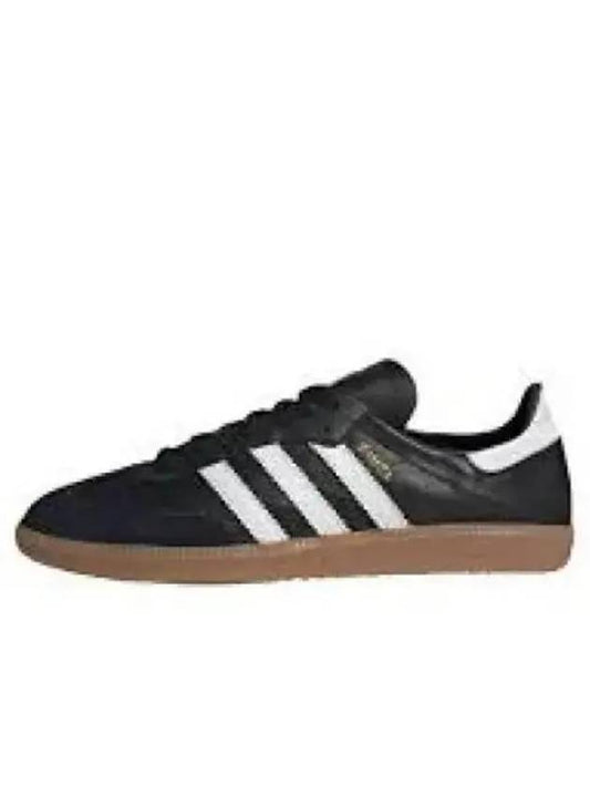 Samba Decon Leather Low Top Sneakers Core Black - ADIDAS - BALAAN 2