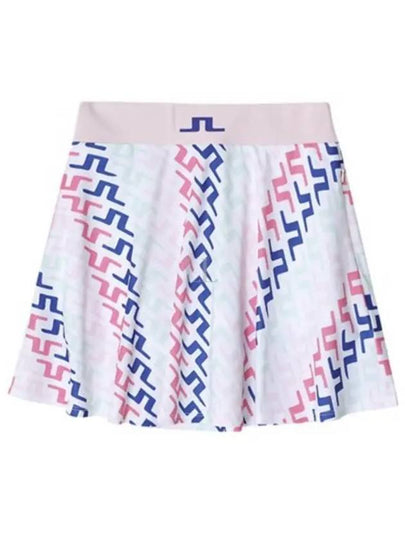 Joline Print A Line Skirt Pink Painted Bridge - J.LINDEBERG - BALAAN 2