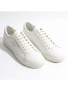 Men's Andy Leather Low Top Sneakers White - SAINT LAURENT - BALAAN 3