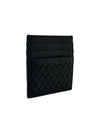 Intrecciato Classic Card Wallet Black - BOTTEGA VENETA - BALAAN 4