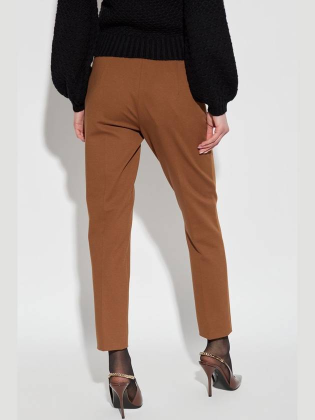 Max Mara Creased Trousers Pegno, Women's, Brown - MAX MARA - BALAAN 4