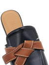 Gate Flat Leather Mule Black - LOEWE - BALAAN 9