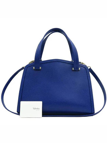 BLUE 2 WAY BAG - VALEXTRA - BALAAN 1