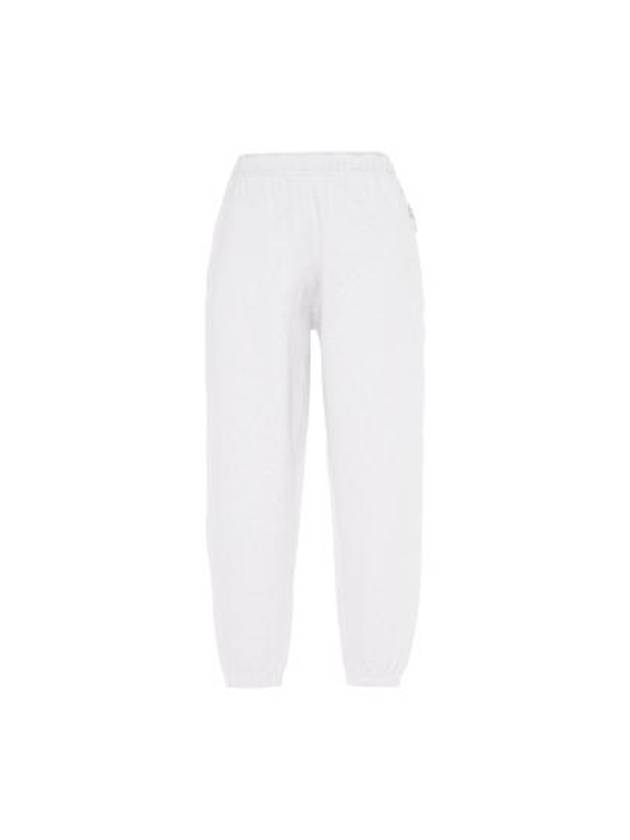 Solo Swoosh Fleece Track Pants White - NIKE - BALAAN 2