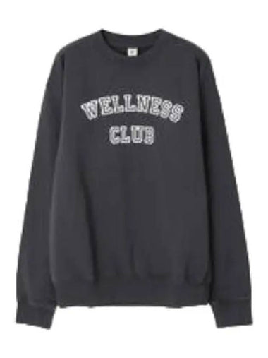 Wellness Club Flock Crew Neck Sweatshirt - SPORTY & RICH - BALAAN 1