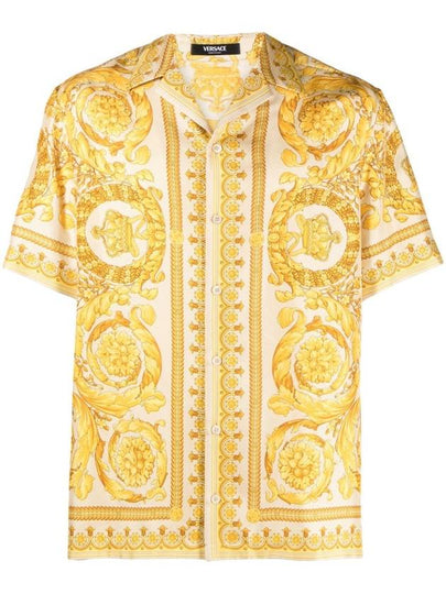 Long Sleeve Shirt 10039261A030445K410 CHAMPAGNE - VERSACE - BALAAN 2