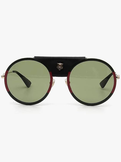 Eyewear Round Frame Sunglasses Green - GUCCI - BALAAN 2