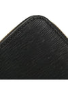 Vitello Triangle Logo Zip Around Coin Purse Black - PRADA - BALAAN 9