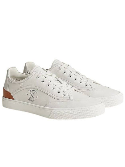 Get Leather Low Top Sneakers White - HERMES - BALAAN 2