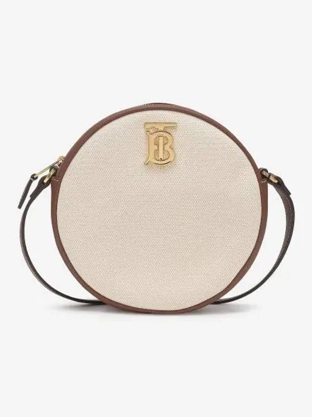 Louis TB Logo Canvas Shoulder Bag Brown Beige - BURBERRY - BALAAN 2