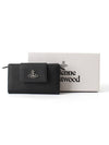 Saffiano New Medium Wallet Black - VIVIENNE WESTWOOD - BALAAN 5