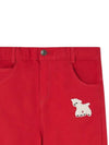 Kids Logo Shippatch Pants Red F24053 185FY - THE ANIMALS OBSERVATORY - BALAAN 4