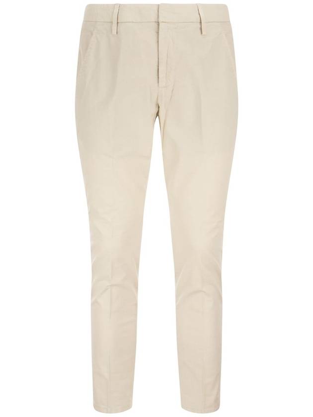 ALFREDO - Slim-fit cotton trousers - DONDUP - BALAAN 1