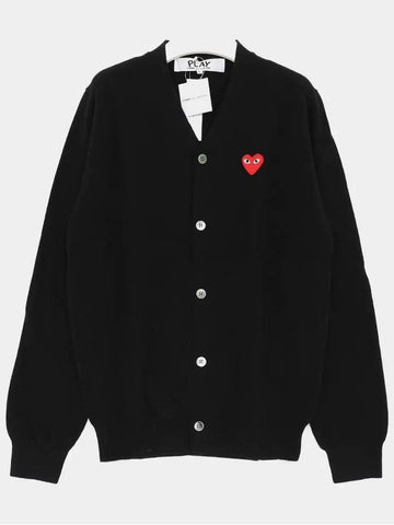 24SS P1N0081 BLACK cardigan - COMME DES GARCONS - BALAAN 1