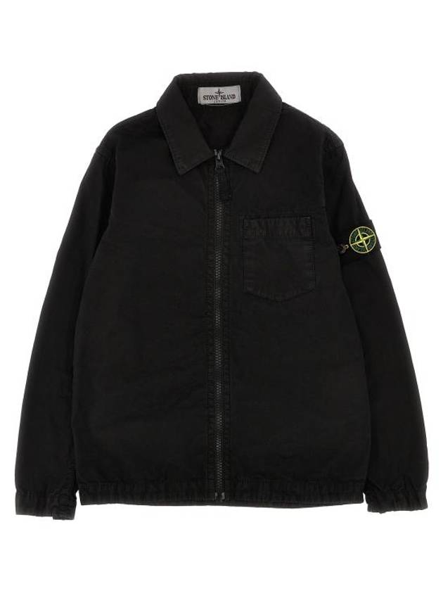 Kids Junior Padding 791610102V0129 Black - STONE ISLAND - BALAAN 1