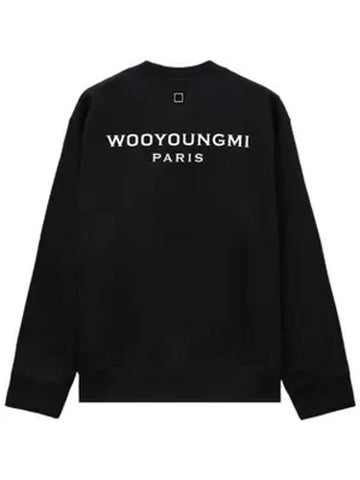 Back logo men s sweatshirt navy - WOOYOUNGMI - BALAAN 1