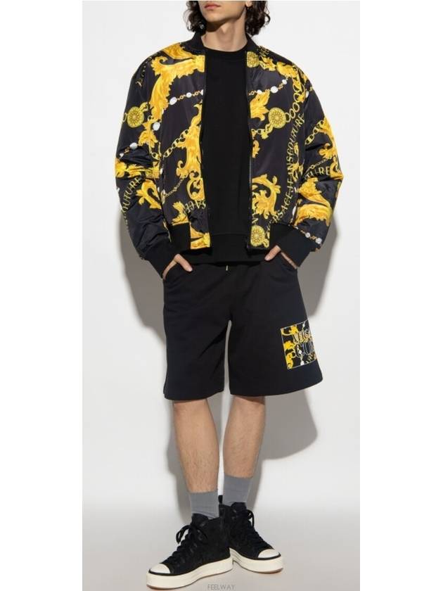 Chain Couture Reversible Bomber Jacket - VERSACE - BALAAN 3