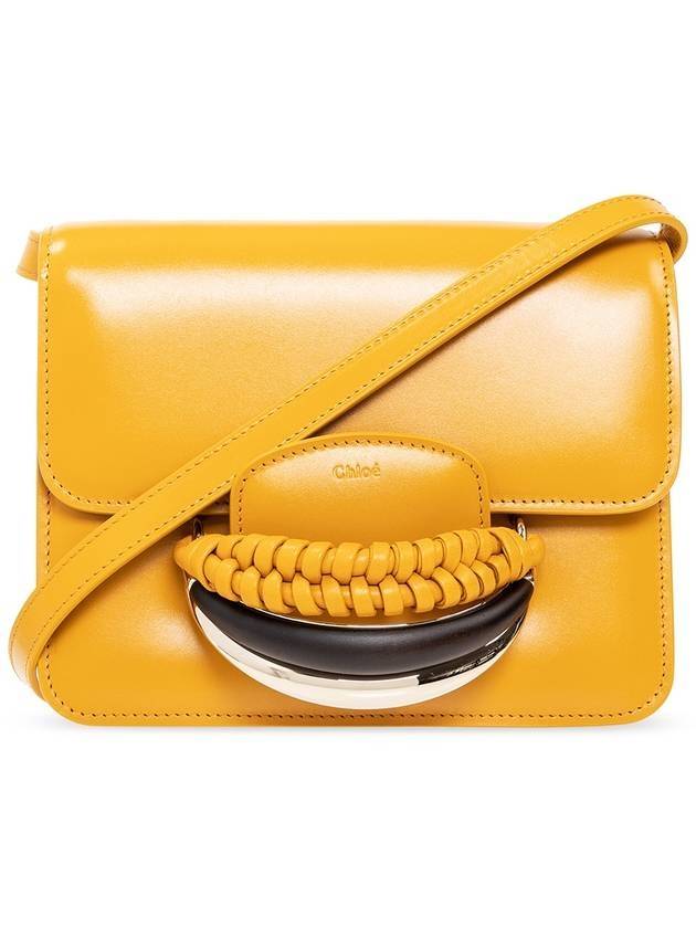 Katie Shiny Calfskin Small Cross Bag Yellow - CHLOE - BALAAN 1