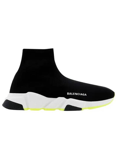 Speed Runner High Top Sneakers Black Yellow - BALENCIAGA - BALAAN 2