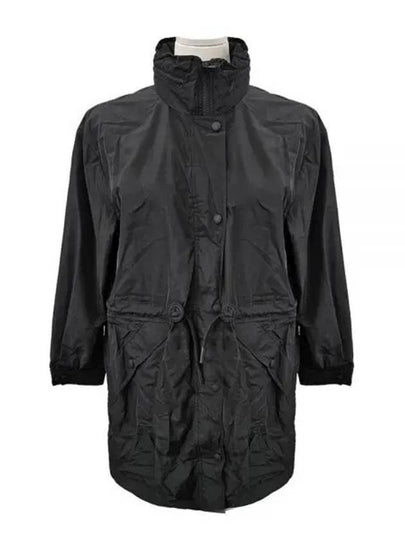 Osgoode Drawstring Waist Windbreaker Black - MOOSE KNUCKLES - BALAAN 2