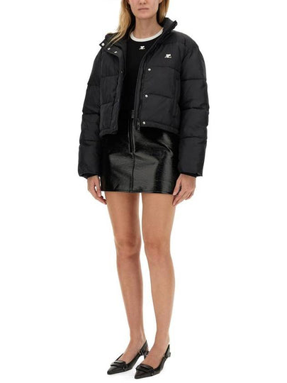 Courrèges Down Jacket With Logo - COURREGES - BALAAN 2