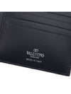 Men's VLTN Logo Half Wallet Black - VALENTINO - BALAAN 9