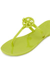 Mini Miller Jelly Flip Flops Green - TORY BURCH - BALAAN 8