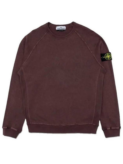 Wappen Patch Round Sweatshirt Burgundy - STONE ISLAND - BALAAN 2