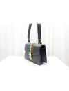 Sylvie small black leather tote shoulder bag 421882 - GUCCI - BALAAN 3